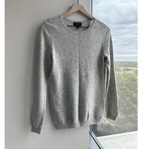 Charter Club Gray 100% Cashmere Knit Pullover Sweater Crew Neck Women's M